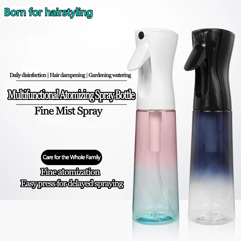 

High Pressure Continuous Spray Bottle Pp Beauty Hairdressing Spot Garden Watering Spray Bottle Continuous Gradient Spray Bottle