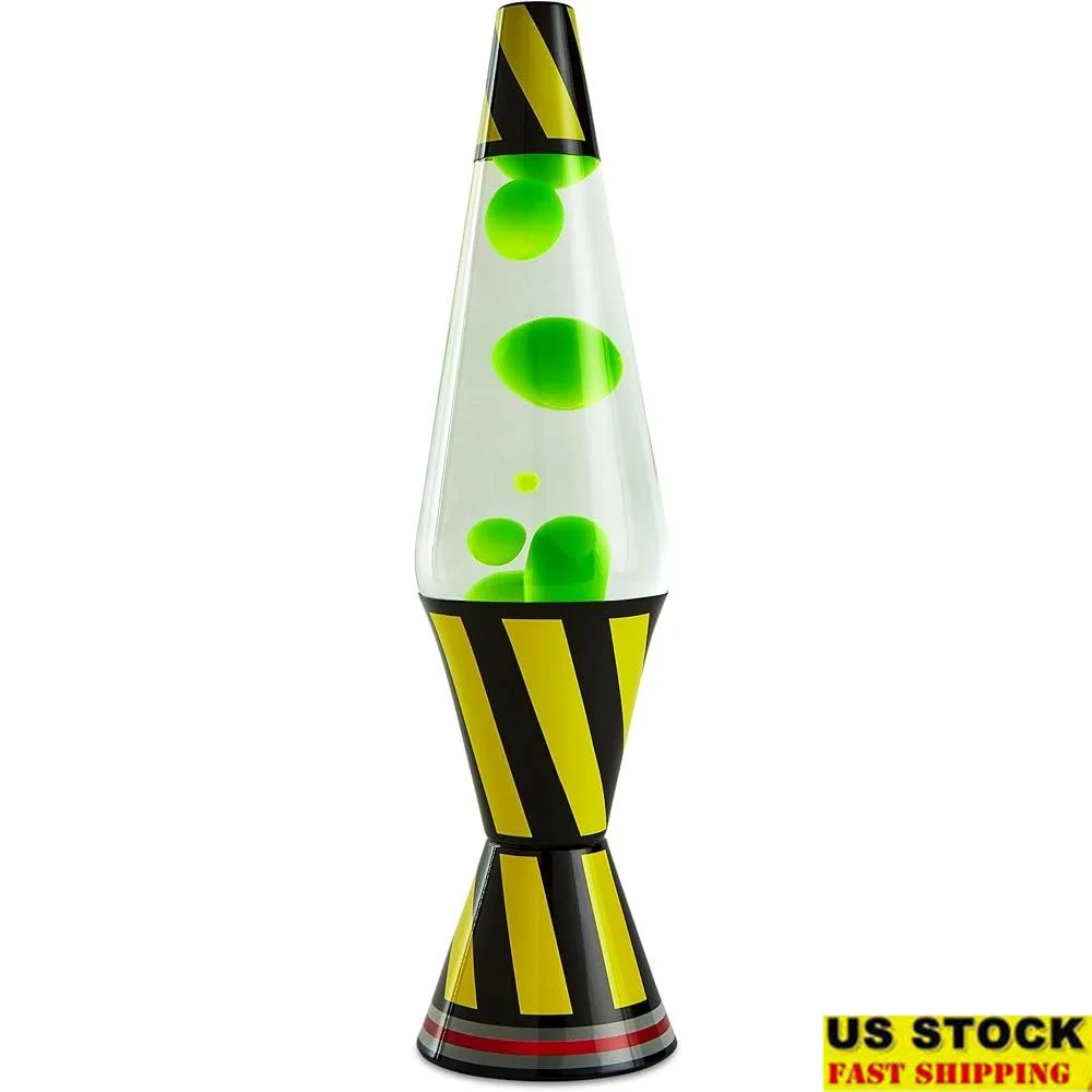 

Lava Lamp 17 Inch Motion Light with Bright Green Wax Home Decor Relaxing Atmosphere Unique Gift Idea