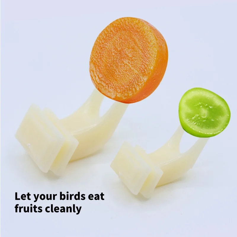 

Bird fruit fork,parrot feeding fork used in cage for pet