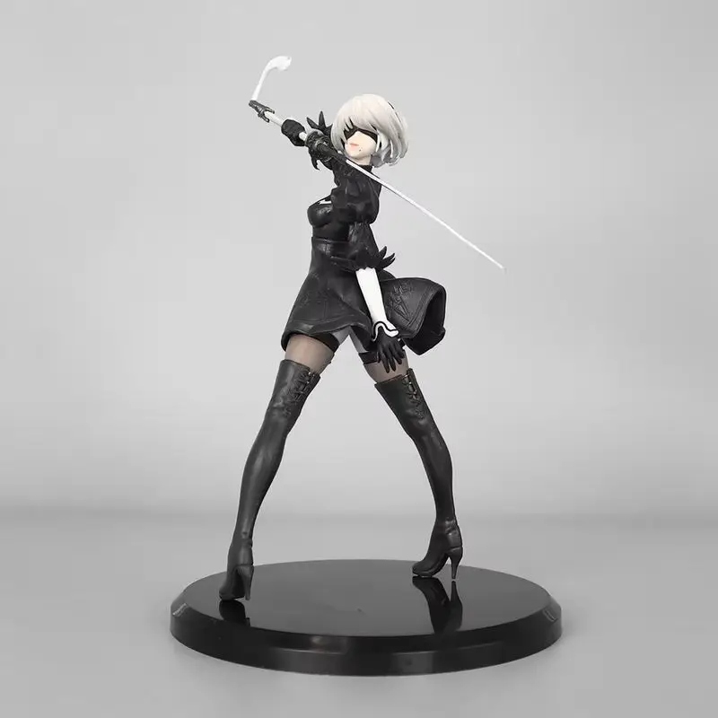 جديد سيجا نيير أوتوماتا يورها No.2 نوع B أنيمي الشكل 18 سنتيمتر بولي كلوريد الفينيل الكبار جمع حلية نموذج دمية لعبة الكرتون نموذج طفل هدية #2