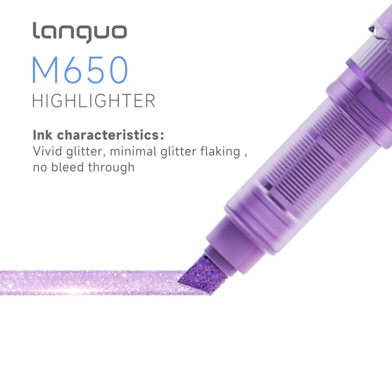 Highlighter Pens 20 Colors,Includes Glitter and Classic Highlighters,Smooth Chisel Tip Markers,Quick Dry Ink,No Bleed Through