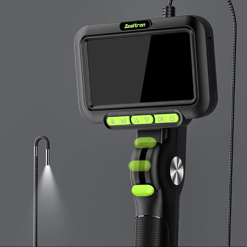 3.9 مللي متر 2-Way توضيح المنظار الصناعي 1080P HD كاميرا 5 ''فصال IPS شاشة توجيه Borescope مع صندوق الأدوات TF بطاقة #1