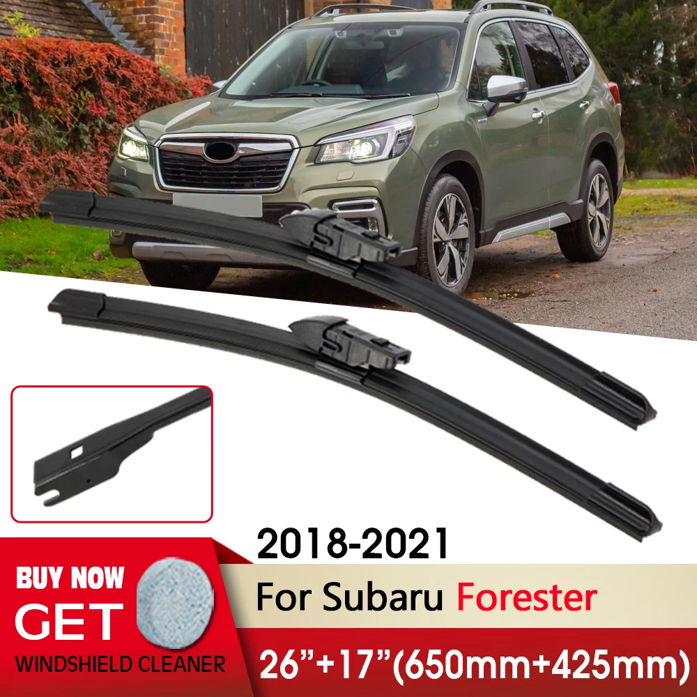 

Car Wiper RHD & LHD Front Wiper Blades 26"+17" For Subaru Forester 2018 2019 2020 2021 Windshield Windscreen Front Window