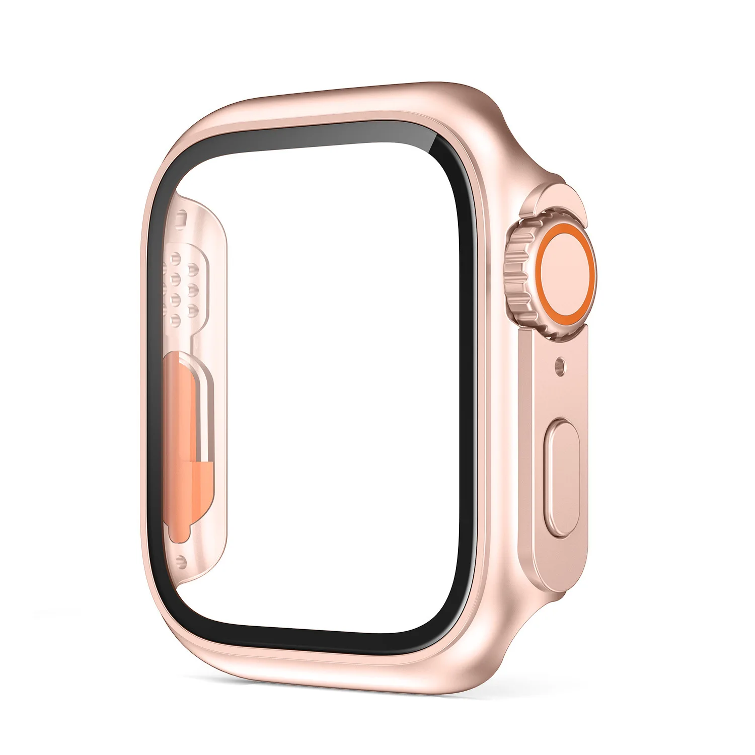 Funda protectora de reloj PC con cubierta de pantalla, funda protectora de reloj para Apple Iwatch Series