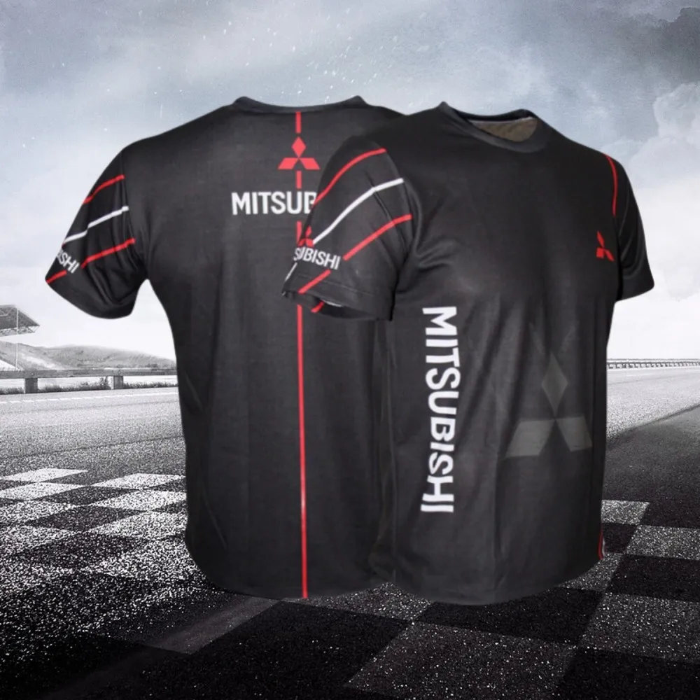T-shirt de sport Mitsubishi Ralliart, pour hommes et femmes, respirant, à séchage rapide, extensible, décontracté, pour l'entraînement et les voyages