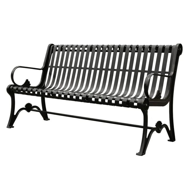 

Park Chair Outdoor Bench Cast Iron Art Community Square Leisure Seat Courtyard Outdoor Shopping Mall Rest Area Bench