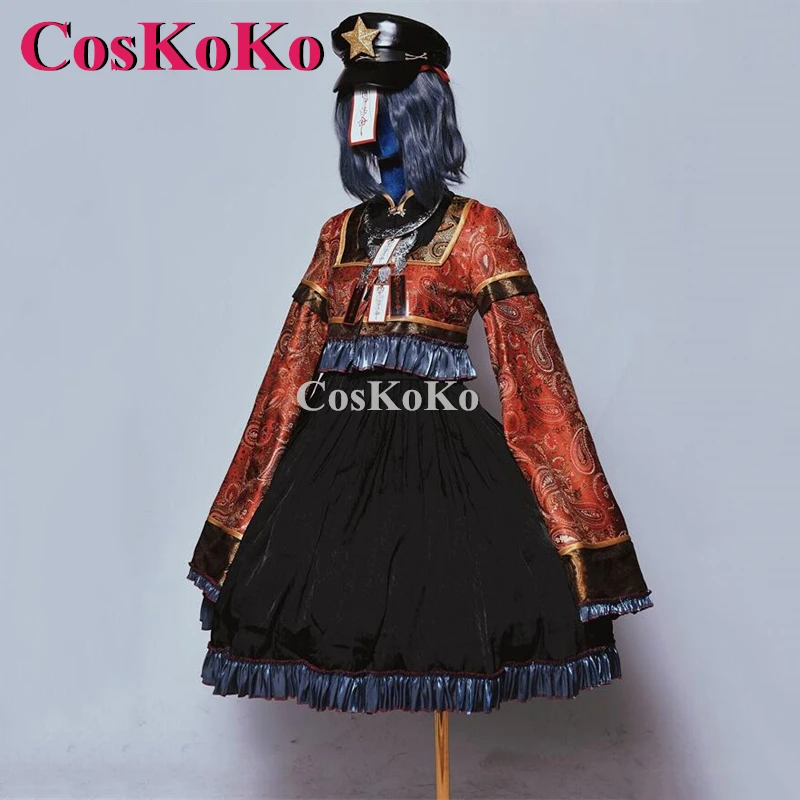 【Customized】CosKoKo Miyako Yoshika Cosplay Game Touhou Project Costume Elegant Sweet Gorgeous Dress Halloween Role Play Clothing