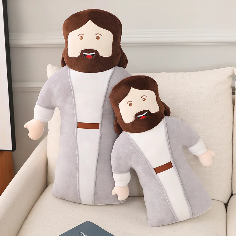 

50/70cm Anime Jesus Stuffed Plush Doll Lovely Sleep Throw Pillow Cartoon Soft Kids Toys for Girls Boys Birthday Gifts Home Decor