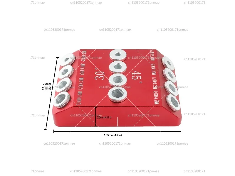 30 °/45 °/90 °/hole punch, multi-angle hole punch, woodworking stair hole punch 4 sizes drilling