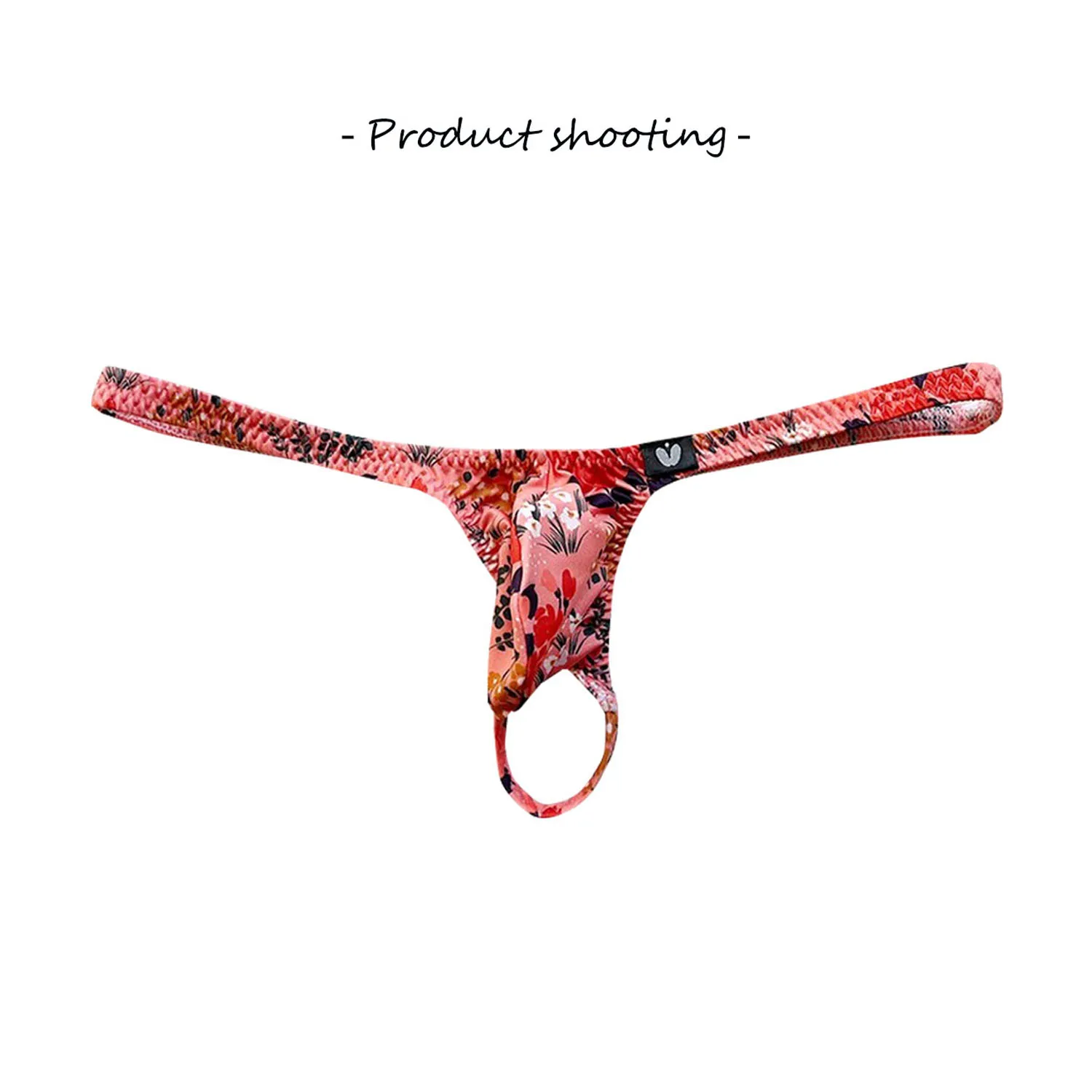 Bag men low waist thong printed sexy boys pure desire a string high elastic small t underwear