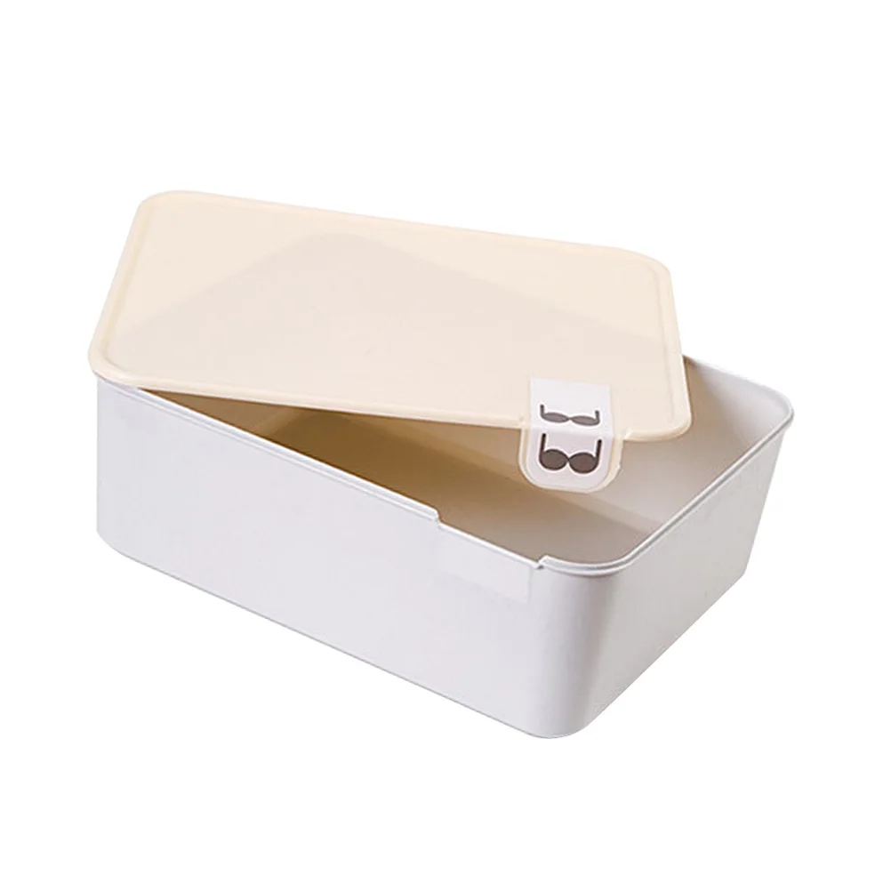 

PP Material Underwear Storage Box Beige Cover Organizer for Socks Bras Hosiery Efficient Closet Organization System