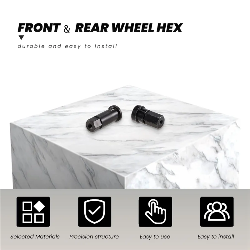 Y43A-4Pcs Metal Whe… - image