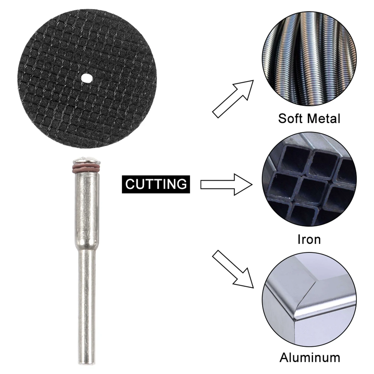 30 قطعة منشار دائري صغير مجموعة شفرات الرملي طحن عجلة أسطوانة تقطيع لملحقات دريمل أدوات قطع المعادن الدوارة #4