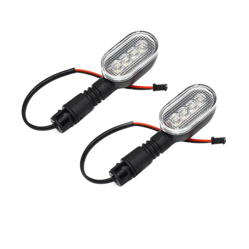 

1 Pair 36-72v Led Turn Signal Light Cycling Safety Flashlight Motorcycle Electric Vehicle Accessories