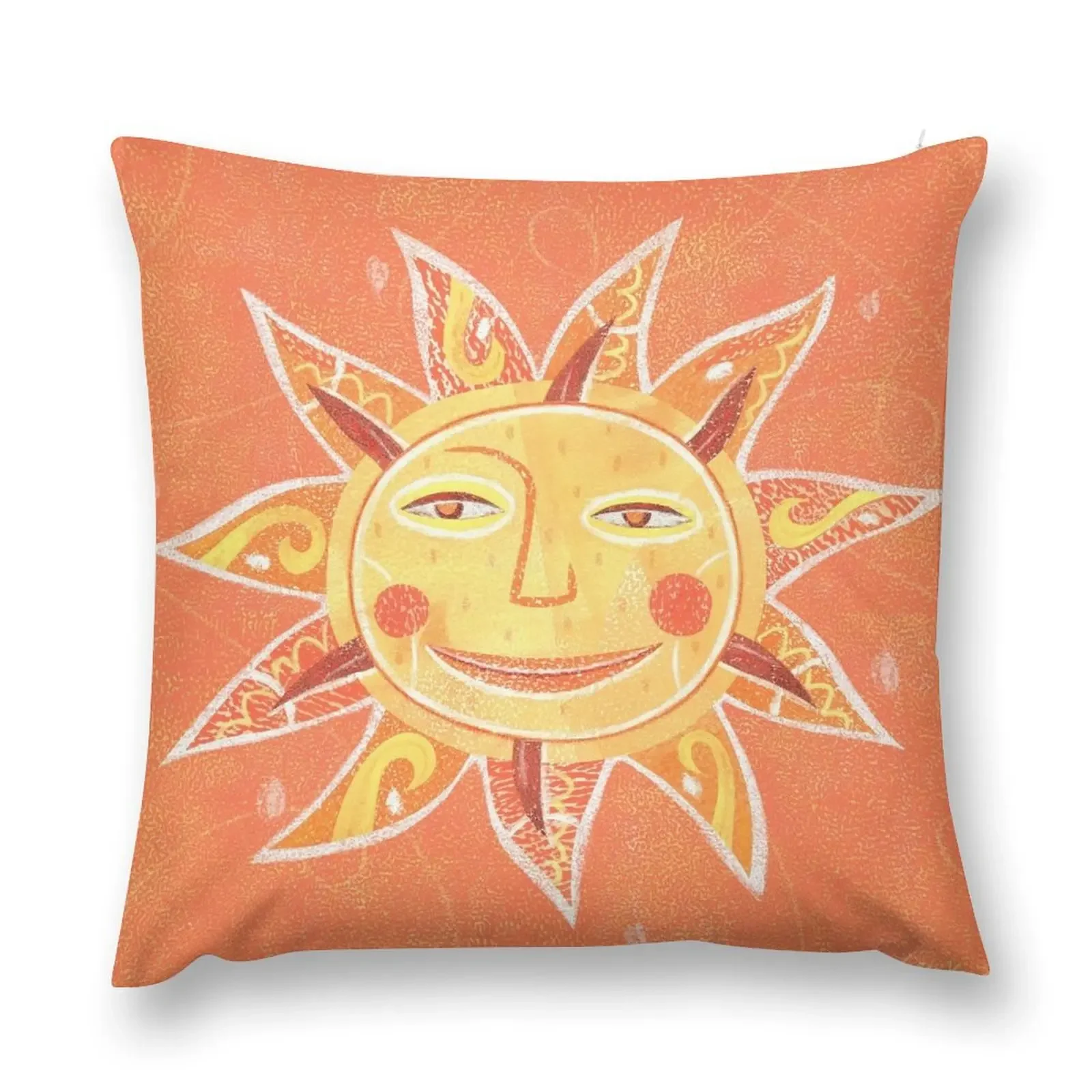 Ray Play CBS Sunday Morning Sun Throw Pillow Sofa Cushions Pillows Aesthetic Cushions For Sofa Christmas Pillowcase pillow