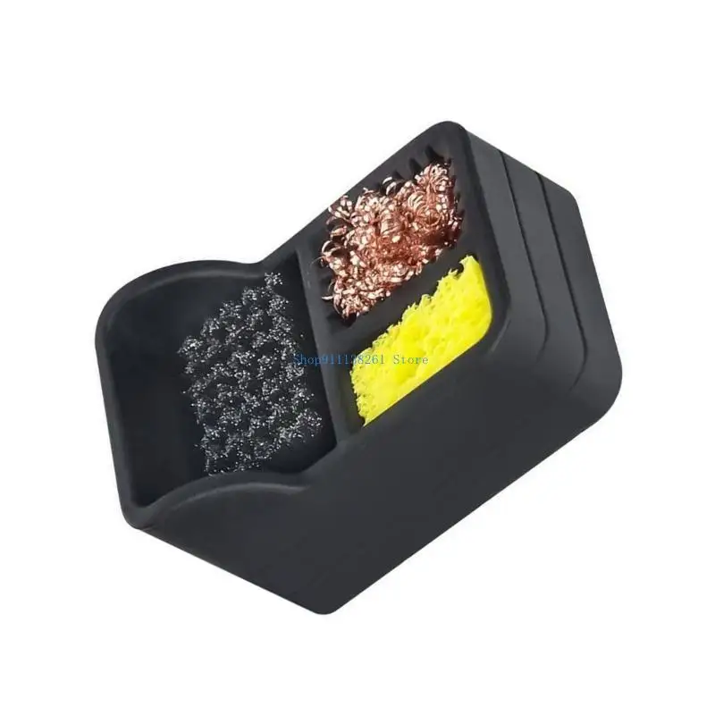 

H05E Compact Solder Tip Cleaner Storage Box Enhances Organization in Work Environment