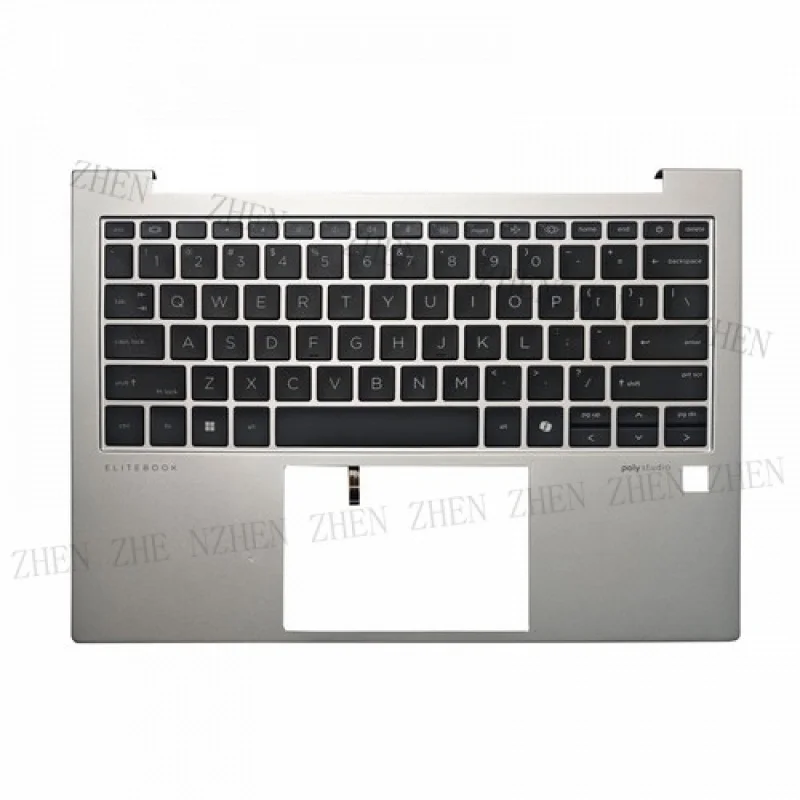 

Y NEW FOR HP EliteBook 835 830 G11 US Keyboard Case Palmrest Cover N92331-001