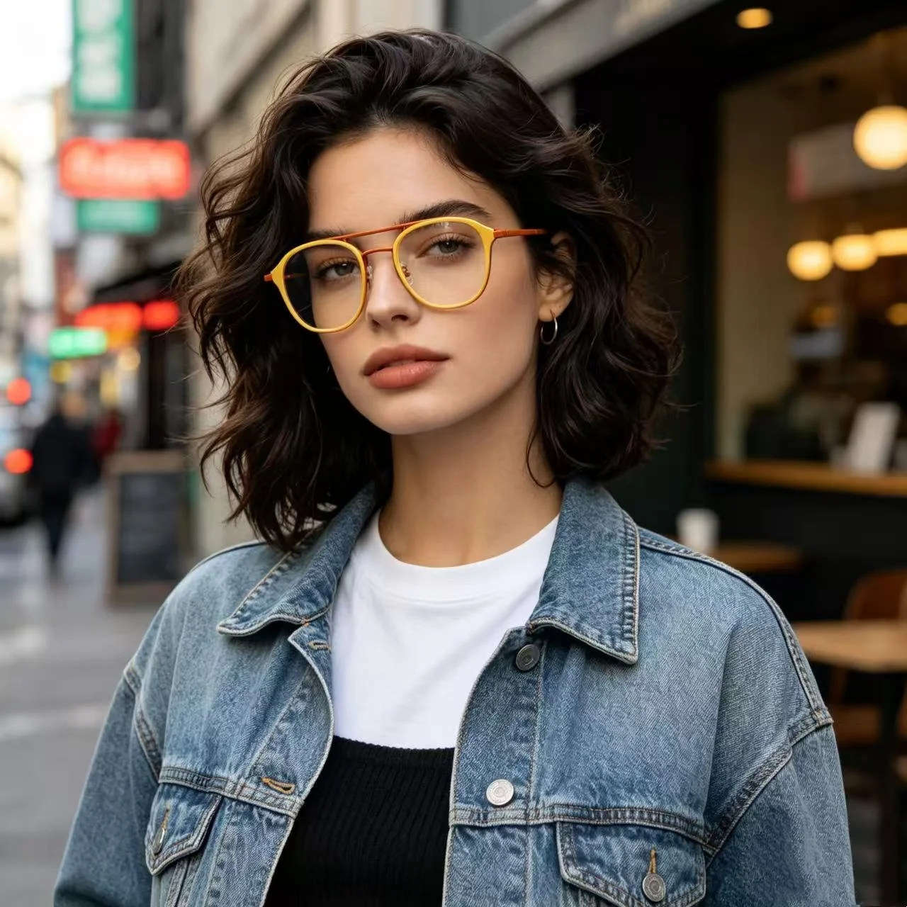 Oval Myopia Glasses for Women Men Anti Blue Light Prebyopic Eyewear Optical Glasses Frame Customizable Prescription Glasses