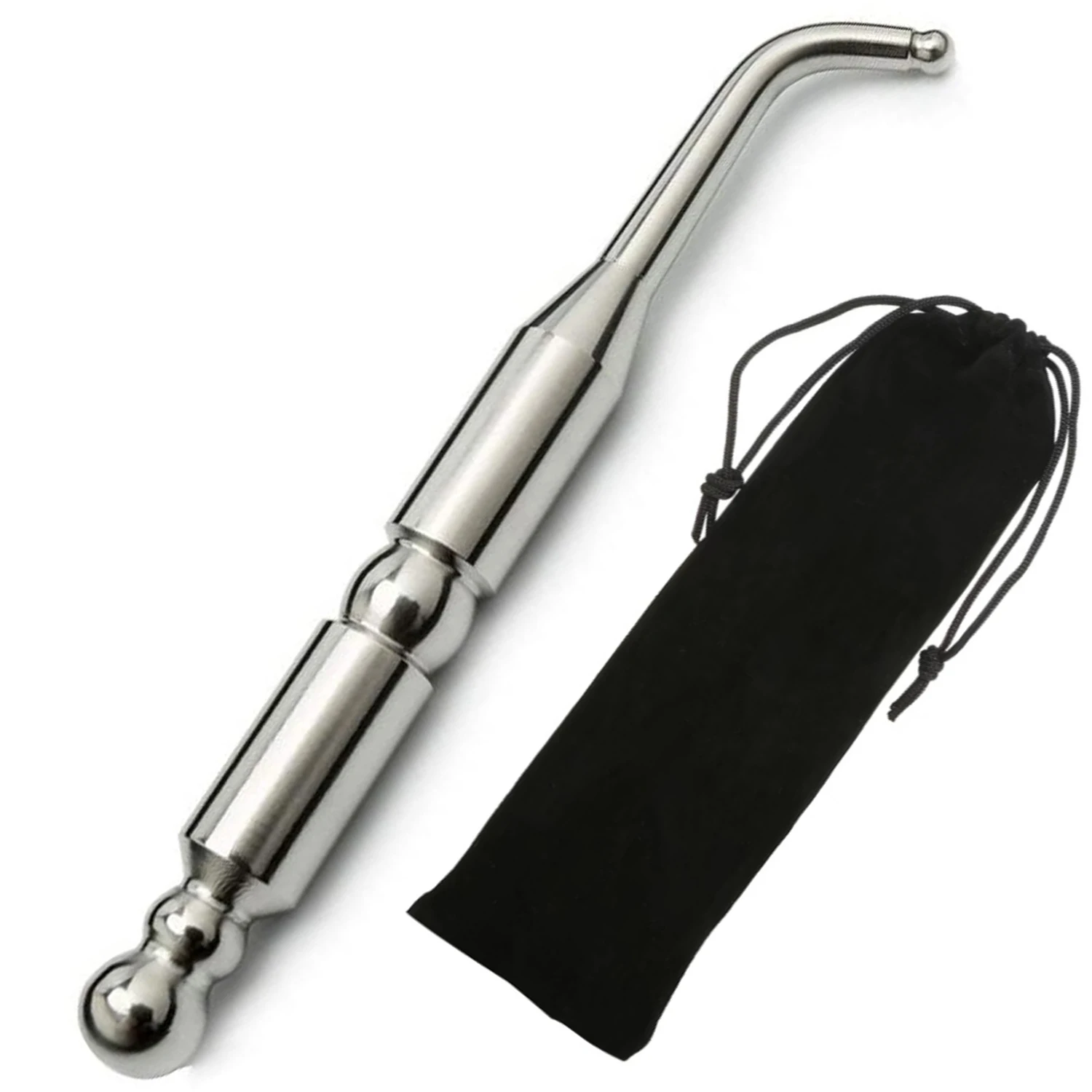 Stainless Steel Dual Head Facial Reflexology Tools Ear Massage Tool Body Point Probe Pen & Trigger Point Massager Tools