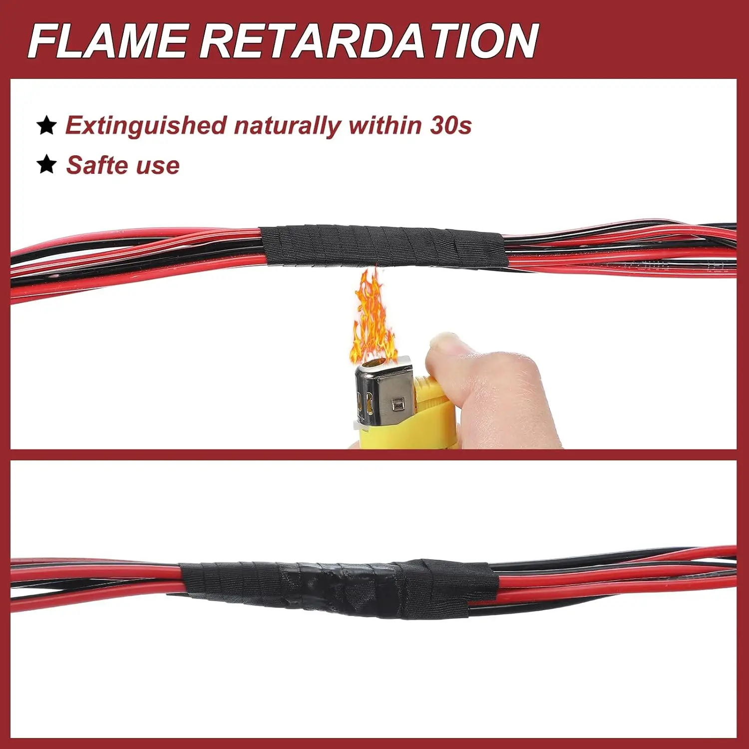 High Temperature Resistant Acetate Tape Black Insulation Adhesive for Electrical Wiring and LCD Screen Fixing