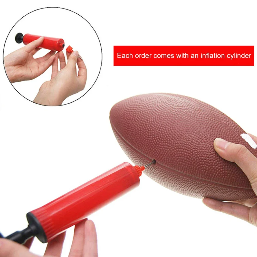 Tieners Rugby Bal American Football Anti Slip Kind Speelgoed Voetballen Met Inflator Kleine Rugbybal Voor Kinderen Studenten