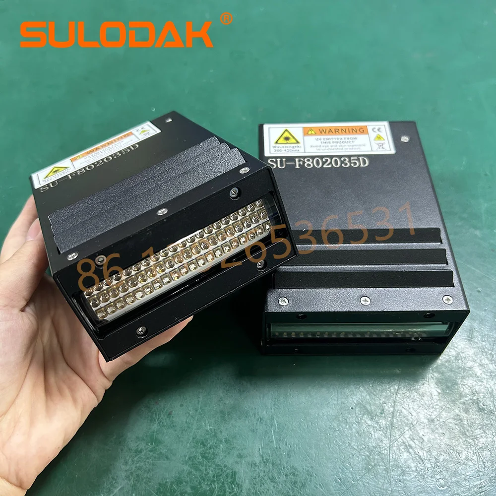 F8020 Fan Cooling Ultraviolet Lamp System UV LED Ink Curing Lamp for Epson i3200 XP600 TX800 Digital Inkjet Printer