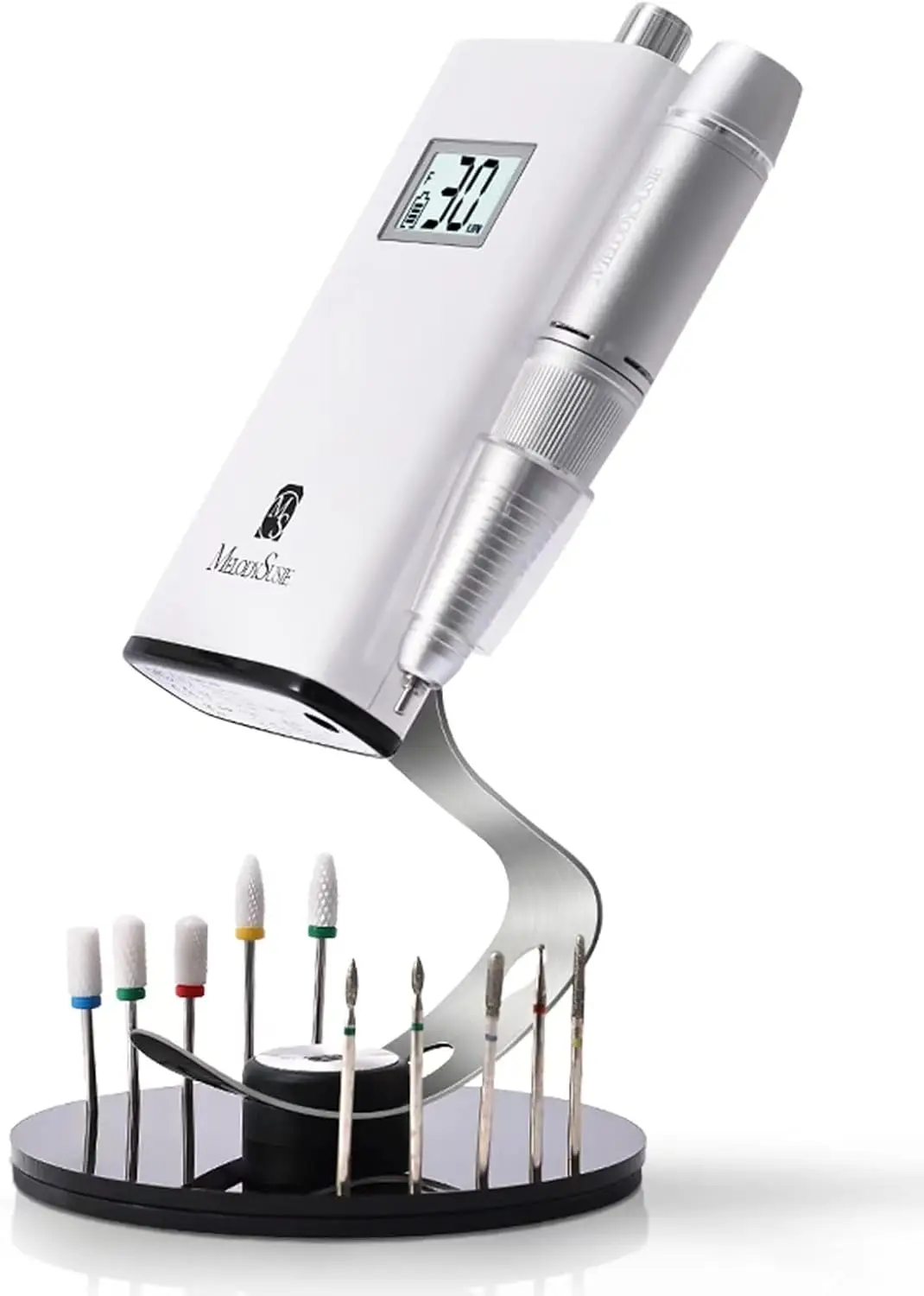 

Держатель для фрезеровки ногтей с 10 отверстиями для насадок, акриловая подставка, совместимая с электрическими фрезерами для ногтей