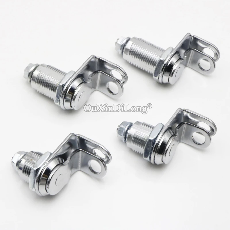 HOT 10PCS Zinc Alloy Cam Locks Mailbox Toolbox Metal Cabinet Locks Cupboard Locker File Cabinet Locks+Lock Tongue Silver Tone