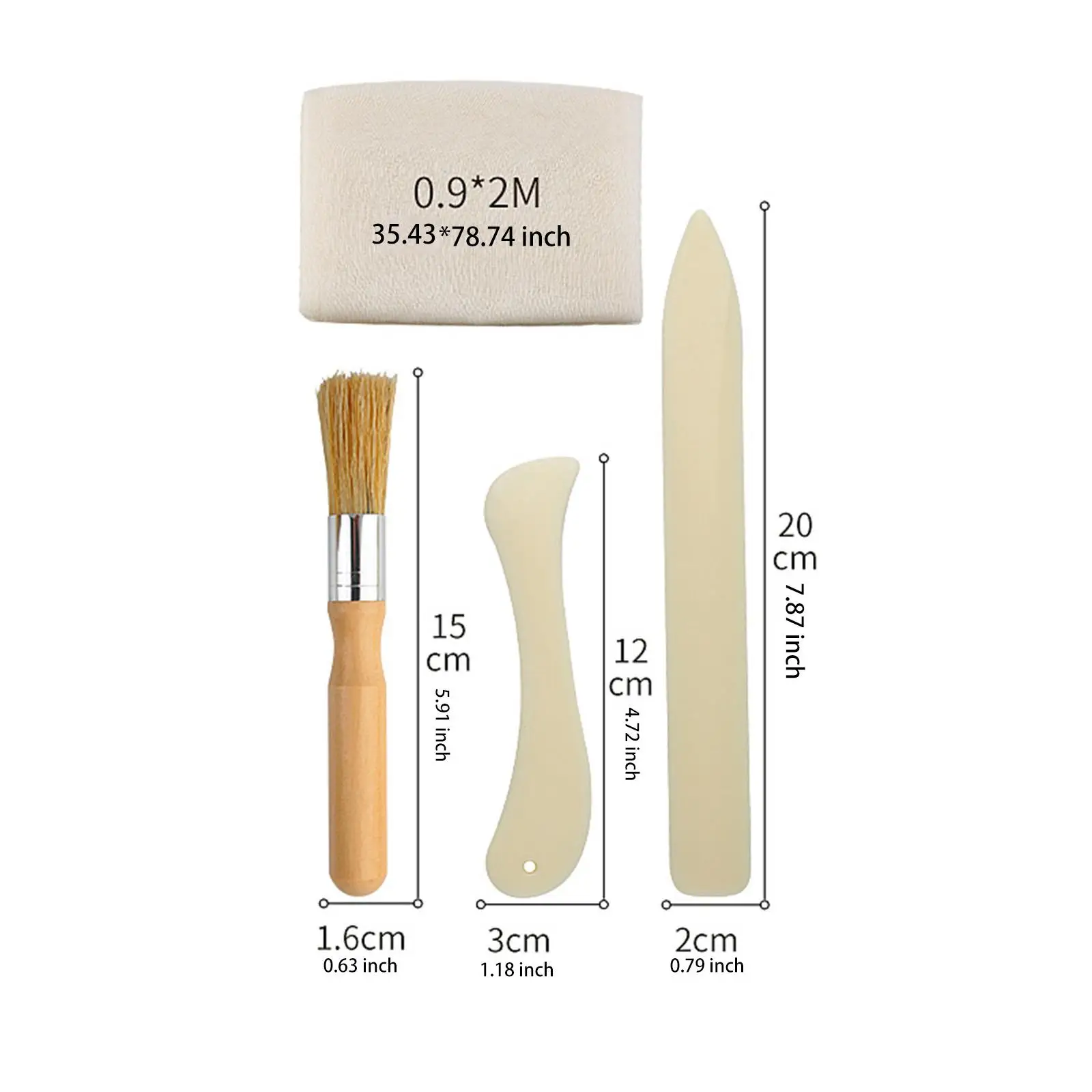 Book Binding Cloth Kit Book Repairing Cloth Folder Tools Brush for Old Books Repairing Book Making for Planners DIY Bookbinding