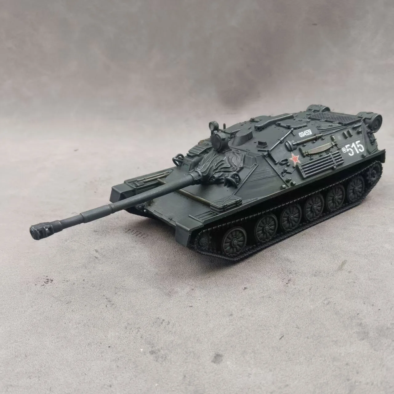 1/35 Soviet ASU-85 Airborne Self-Propelled Anti-Tank  , SLA printing hand-colored finished model decorative ornament