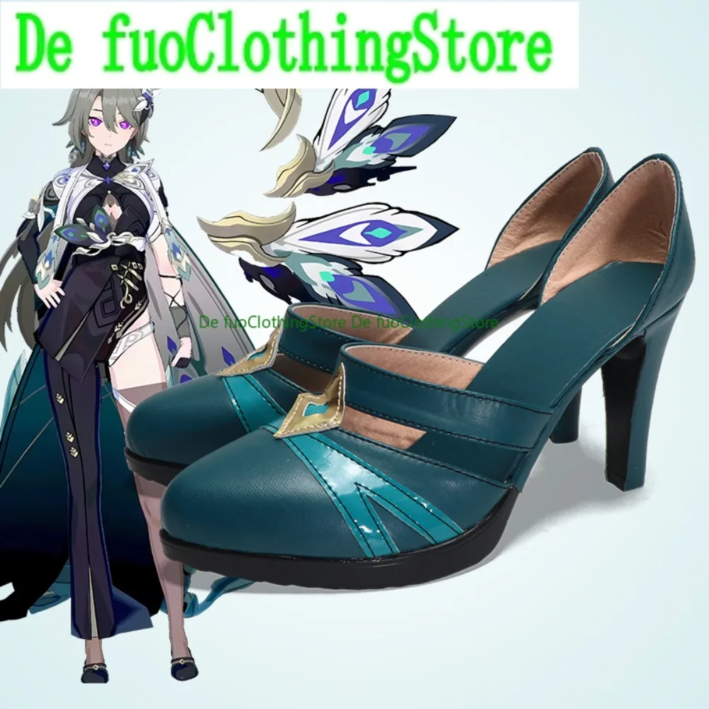 Cosplay Exhibition Shoes Anime Game Role-playing Shoes Props Boots Collapse Three-star Dome Railway Vita Halloween Party Anime