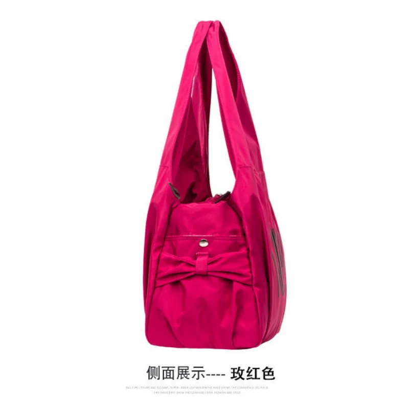 Women Bag Shoulder Carrying Large-capacity Travel Dance Middle-aged Oxford Nylon Cloth Multi-layered High-end Fashion Versatile