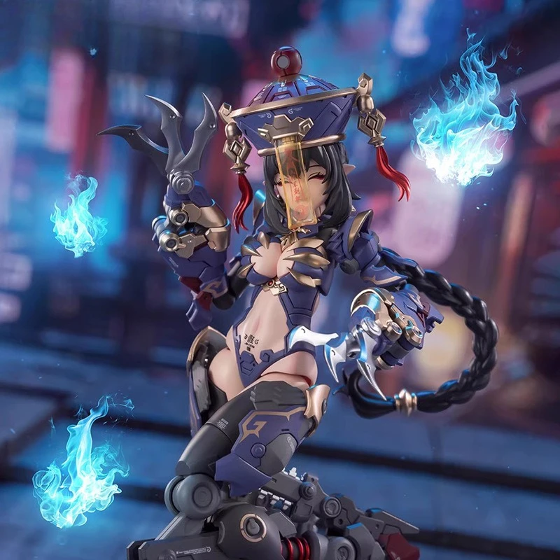 

Zombie Machine Girl, Jiulian Meidta Reverberation, Zombie Girl, Movable Guochuang Assembly Model