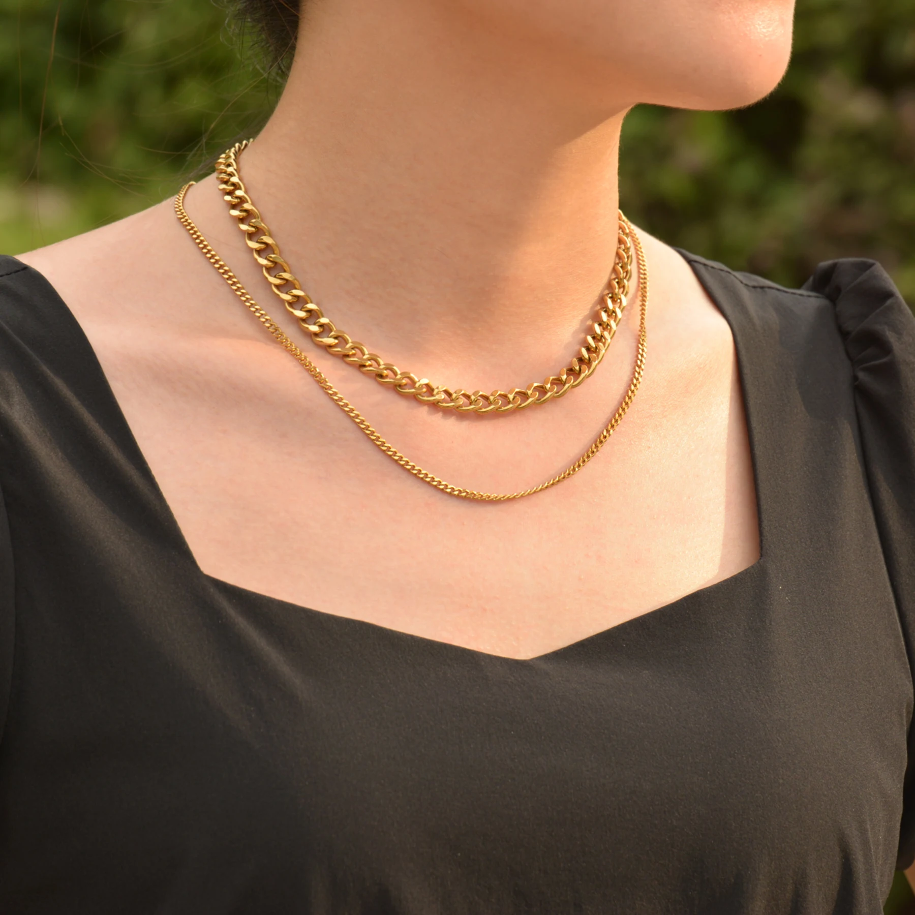 Atoztide-Collier Personnalisé Minimaliste en Acier Inoxydable, Fournitures Artisanales de Bricolage, Bijoux Unisexes, Accessoires Cadeaux