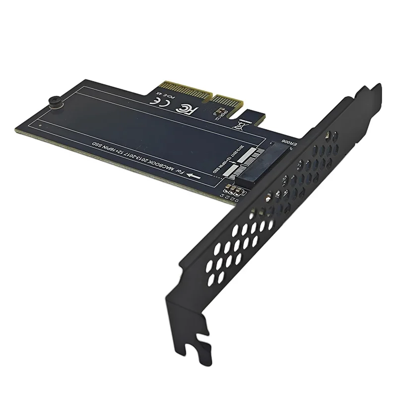 NEW PCIE X4 to Macbook 2013-2017 12+6Pin M.2 SSD Expansion Card Riser PCI Express 4X to NVME SSD Adapter for Macbook A1465 A1466