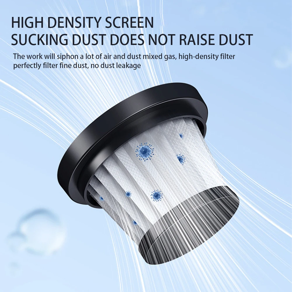 ポータブル11000pa充電式ワイヤレスコードレスミニ車載掃除機ハンドヘルドエアダスター車内清掃用