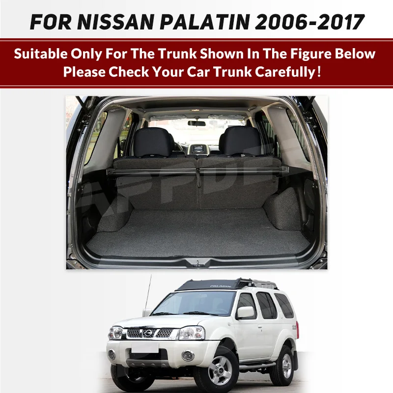 Full Coverage Trunk Mat For Nissan Palatin 2006-2017 16 15 14 13 12 11 10 09 08 07 Car Cover Pad Interior Protector Accessories