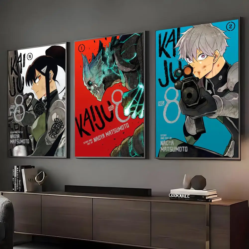 Kaiju No. 8 Painting Calligraphy HD Art Wall Room Decor Home Waterproof Home Living Bar Decorative Paintings