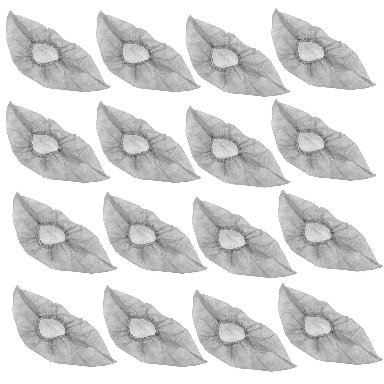 100Pcs Disposable Shoe Covers Non-Slip Breathable Elastic Opening Premium Thick Wear-Resistant Floor Safe for Dentists Builders