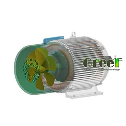 50kW 350rpm free energy permanent magnet generator , low speed long lifespan alternator