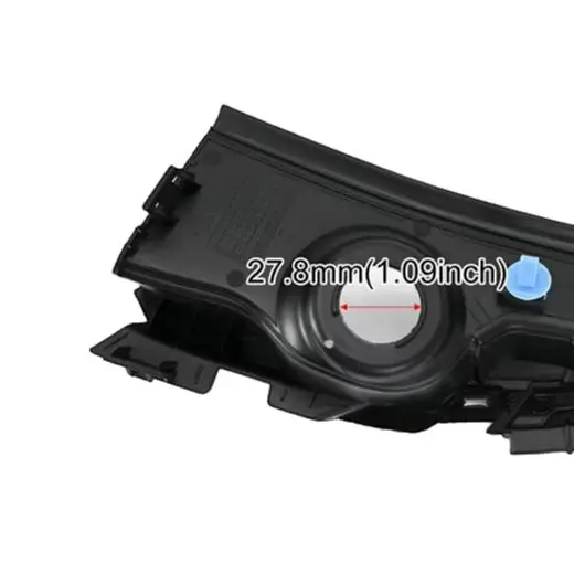 BLACK Windshield Corner Trim Automobiles Wiper Side Cover Enhanced Driving Safety Weather Resistant Easy Installation