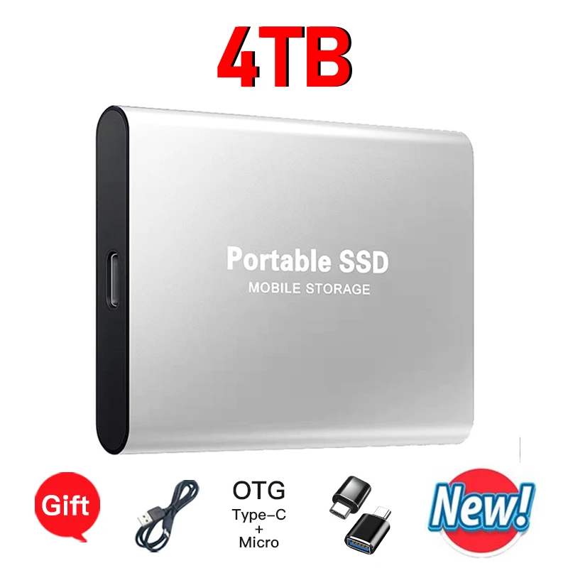 High speed external solid state drive 4TB portable external hard drive ssd 4TB external hard drive ssd hard drive for laptop mac