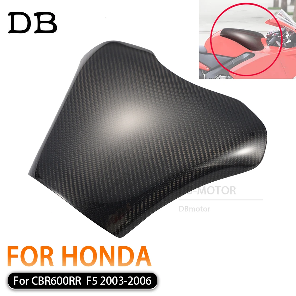 

Motorcycle Accessories Real Carbon Fiber Fuel Gas Tank Cover Protector Fit For Honda CBR600RR CBR 600 RR F5 2003 2006 2004 2005