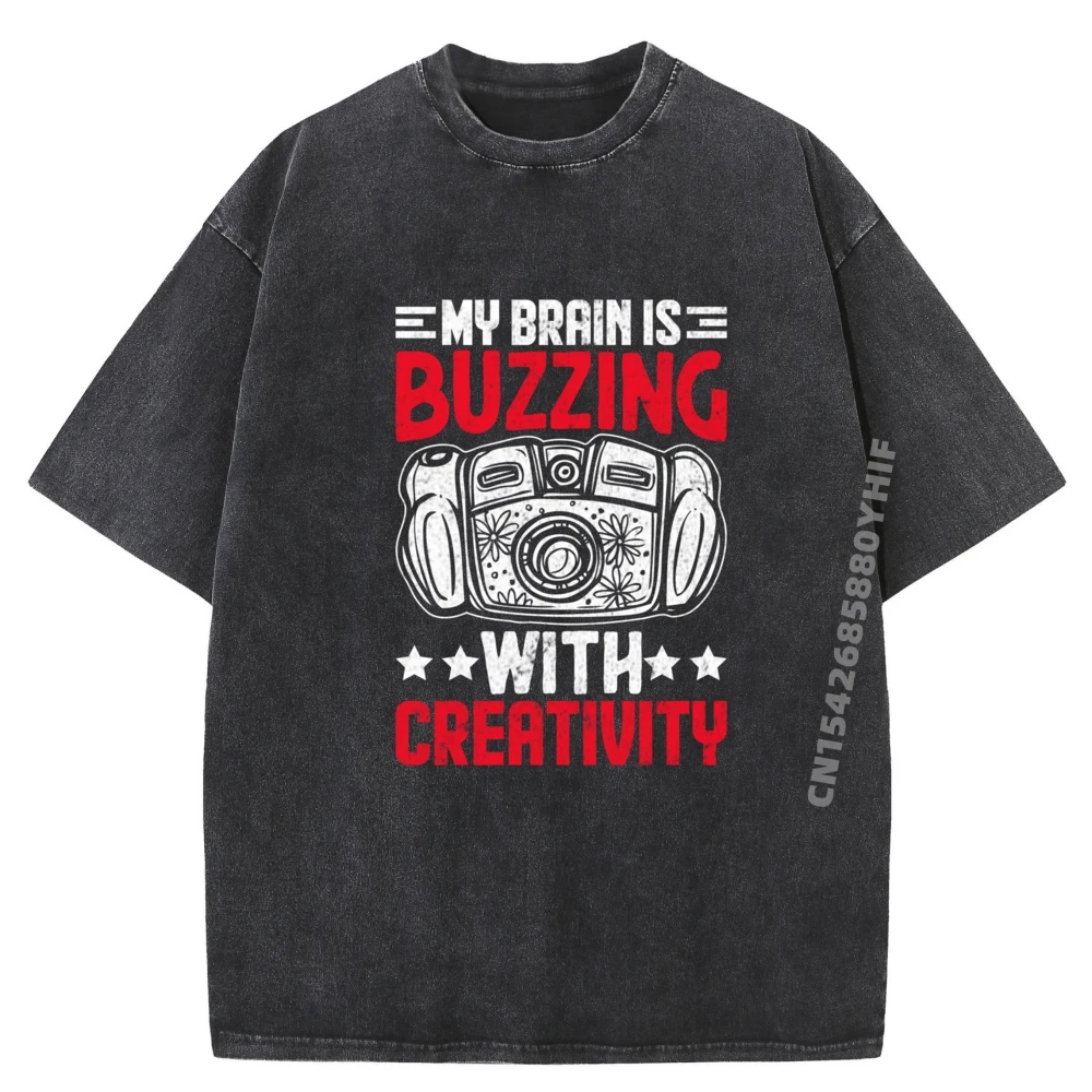 

Music Photographers Quote Grpahic Tee Luxury Brand Mens High Quality Cotton Washed Camiseta Mens Clothing