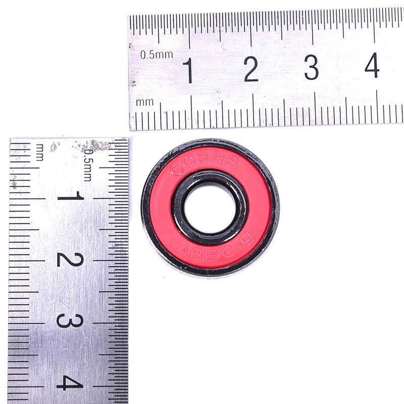 △ 10Pcs/set 608 2RS Bearing Deep Groove Steel Sealed Ball Bearings 608RS 608-2RS