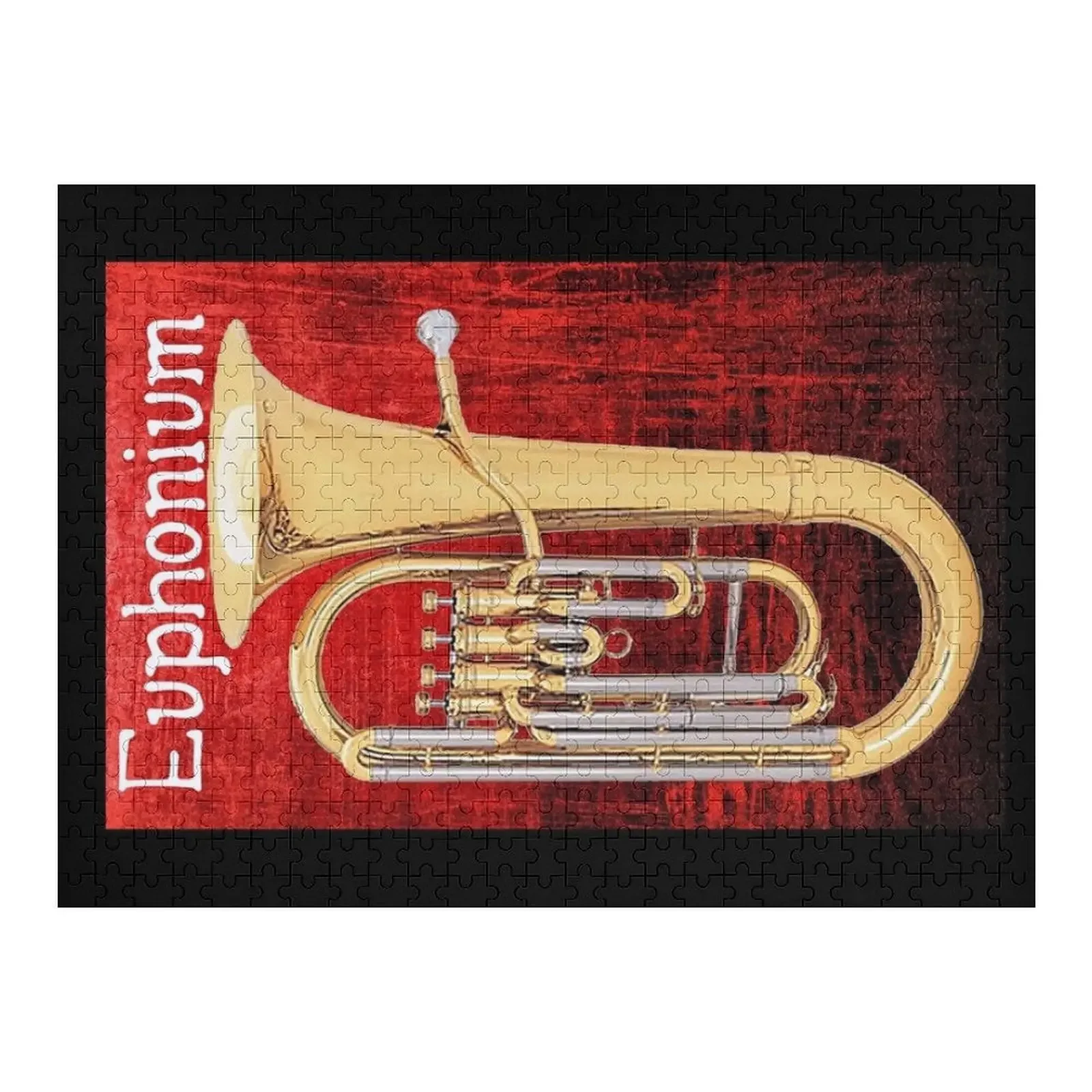 

Головоломка Euphonium: The Baby Tuba Персонализированная деревянная головоломка с именем персонализированный подарок Iq головоломка