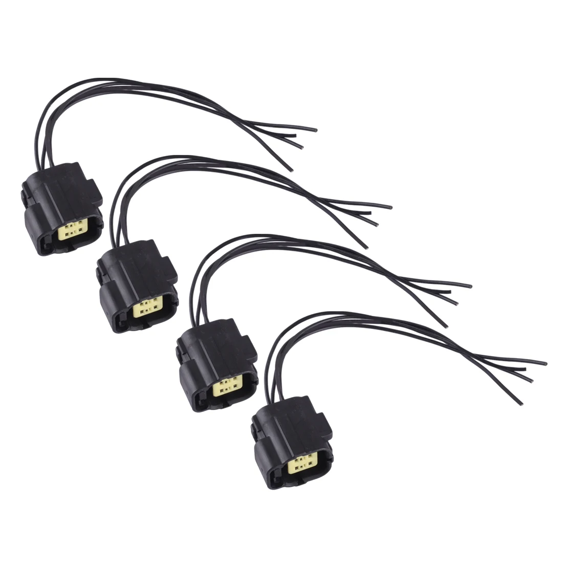 Arnés de cableado con conector hembra de 4 vías, Sensor de oxígeno, 4 piezas, O2, Pigtail, alta calidad, apto para Infiniti, Nissan, Subaru