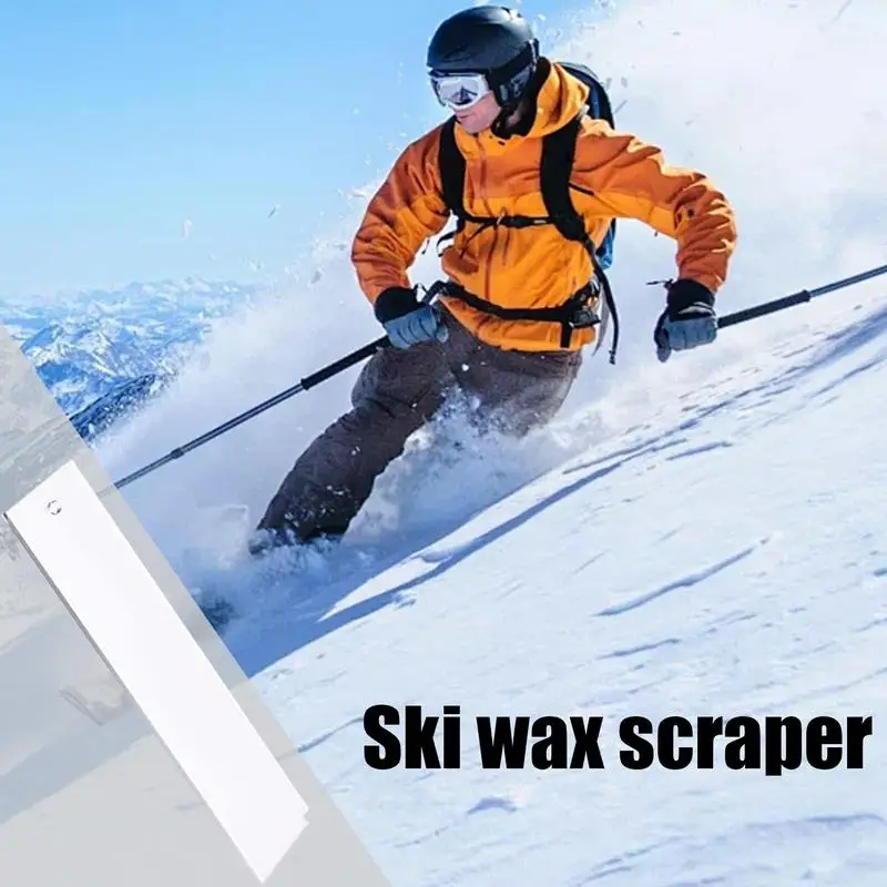 Snowboard Wax Scraper Acrylic Wax Removal Tool Snowboard Waxing Tool Portable Snowboarding Tool Surf Wax Scraper for Snowboard