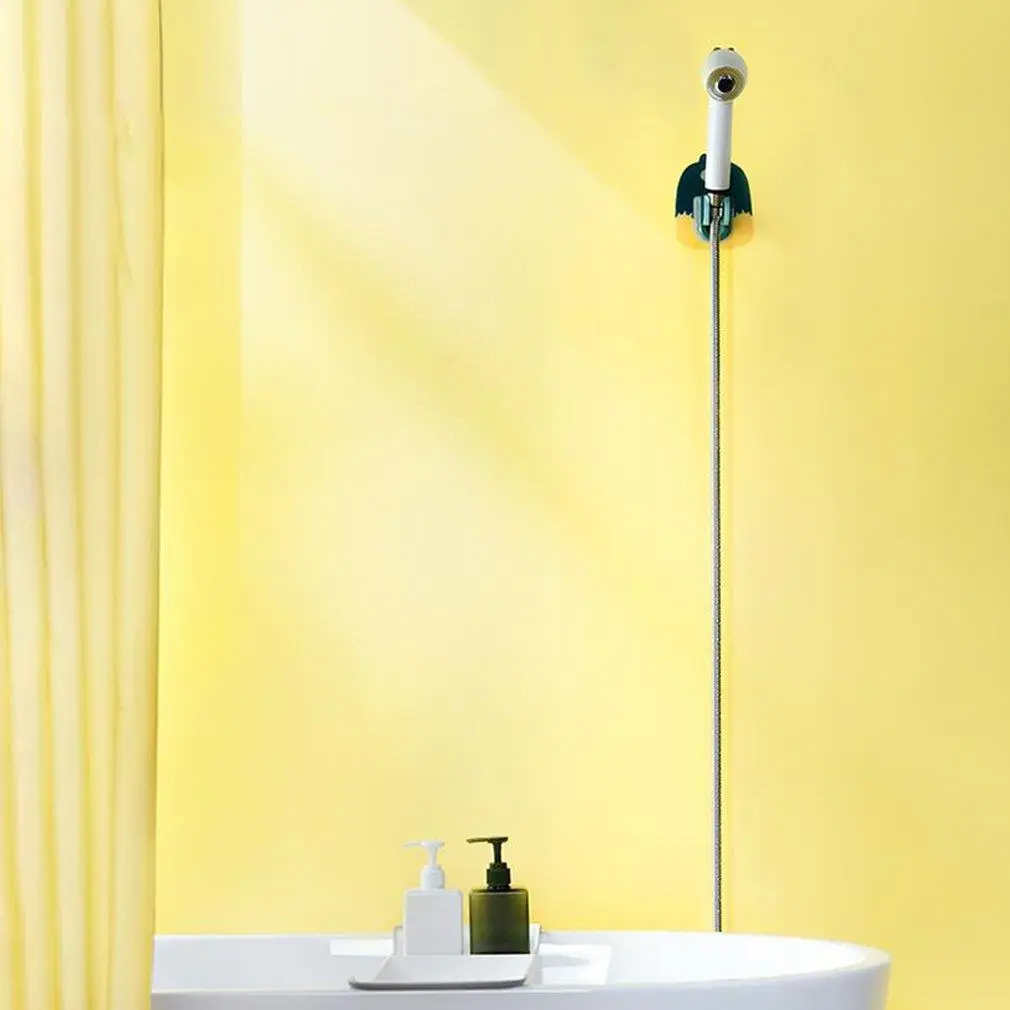 Nuovo arrivo supporto per soffione doccia supporto per doccia a parete accessorio per bagno staffa per doccia regolabile senza perforazione facile da usare