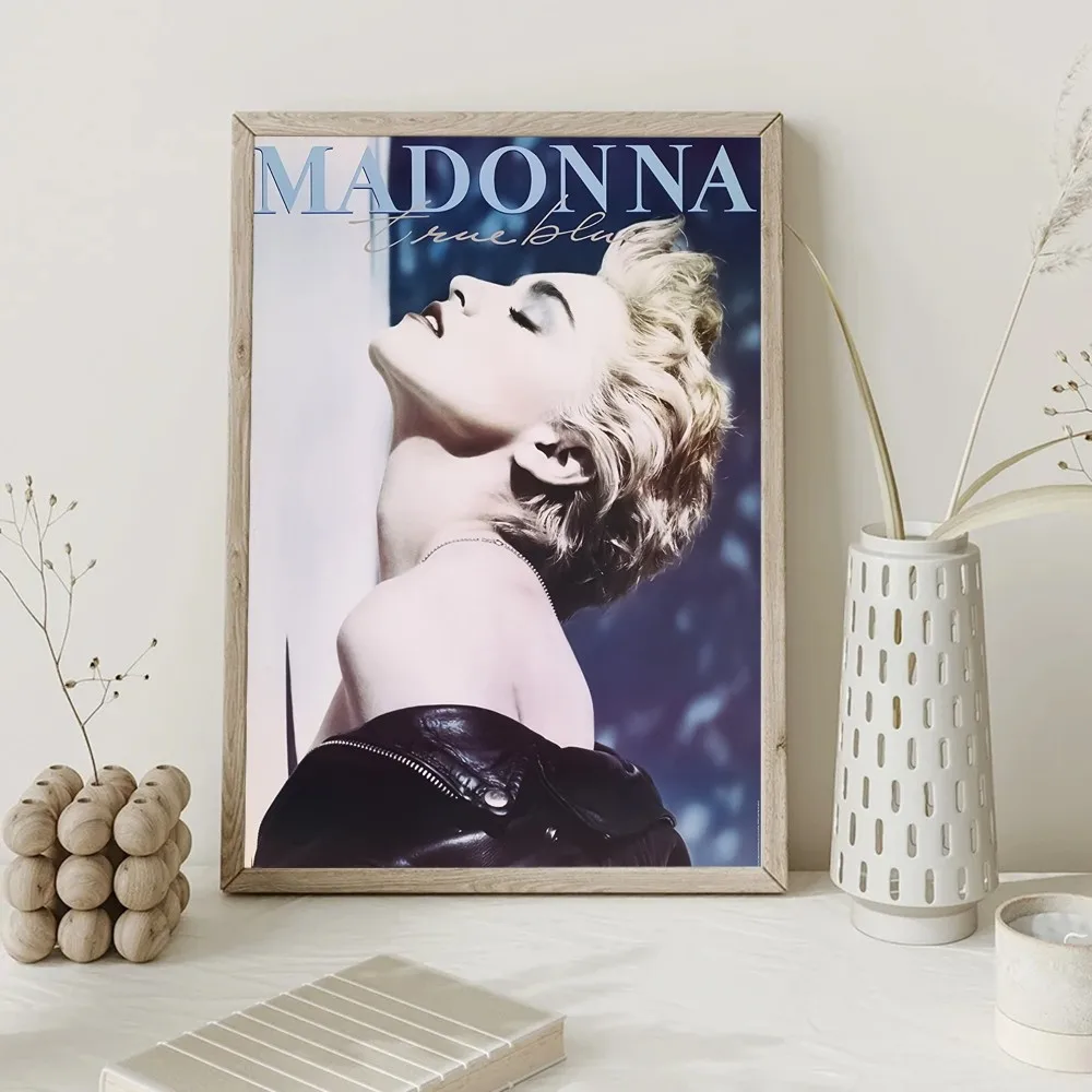 Madonna cantante Poster Kraft Club Bar Paper Vintage Poster Wall Art Painting Bedroom Study Stickers